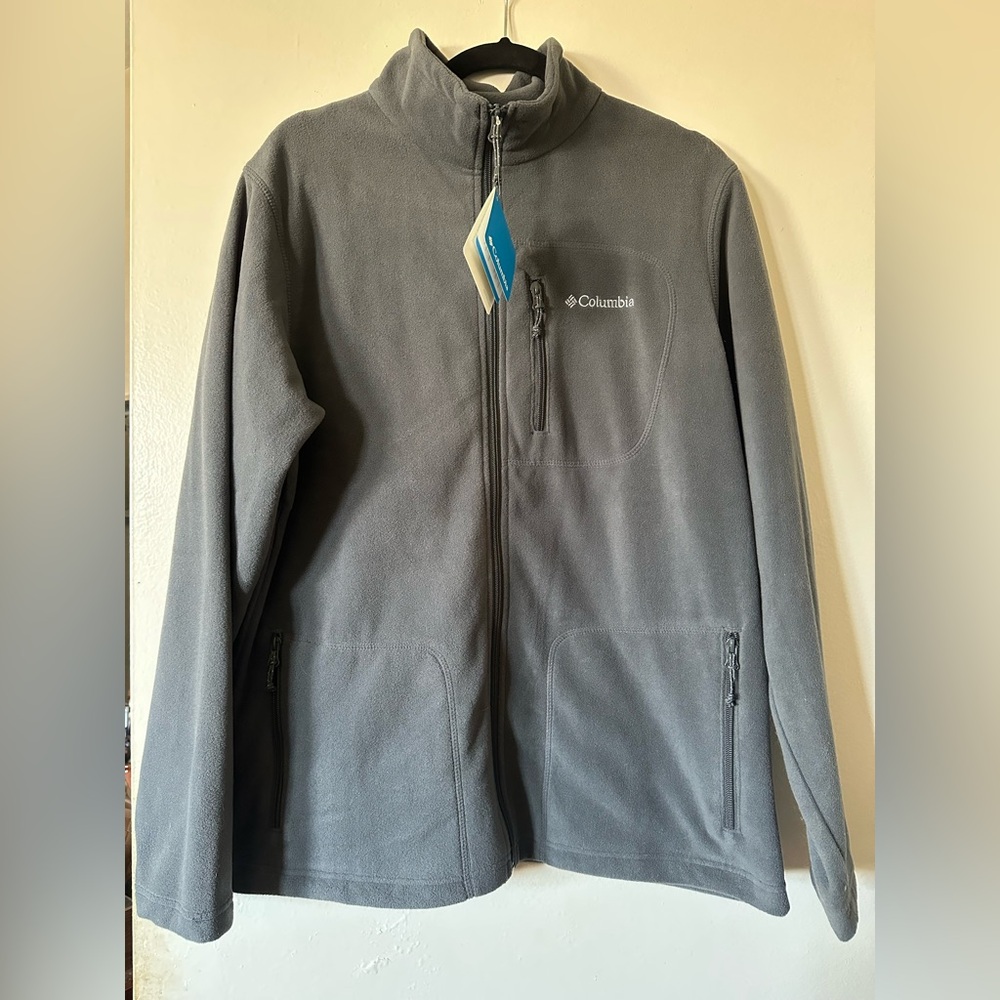 Columbia Gray Fleece Jacket